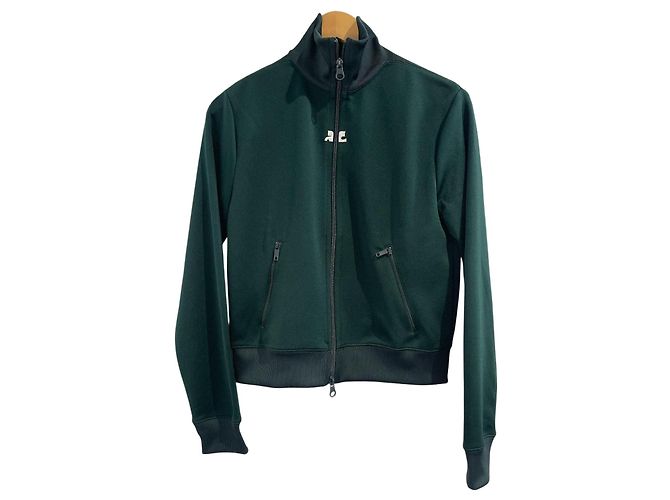 Courreges Veste Courrèges verte T.L Green