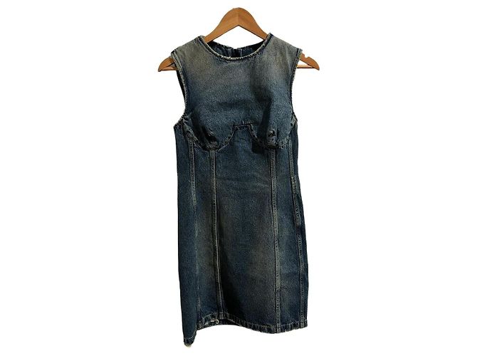 Abito Givenchy in jeans T.38 Blu