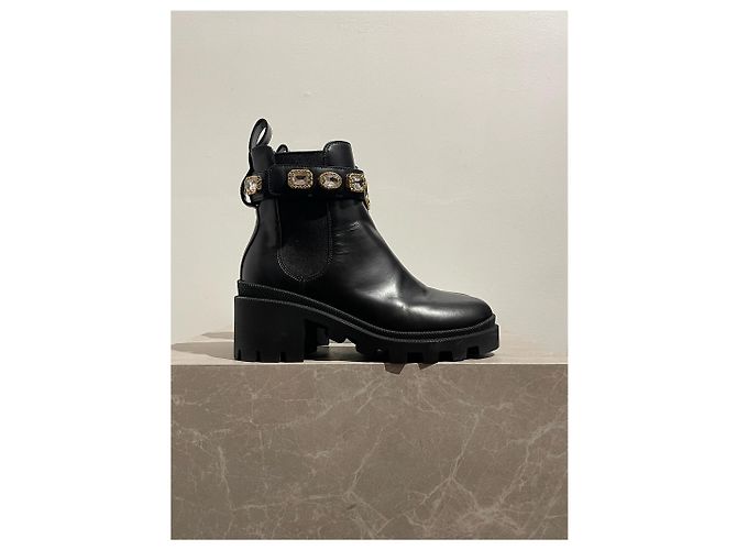 Gucci Stiefeletten schwarz T.35,5