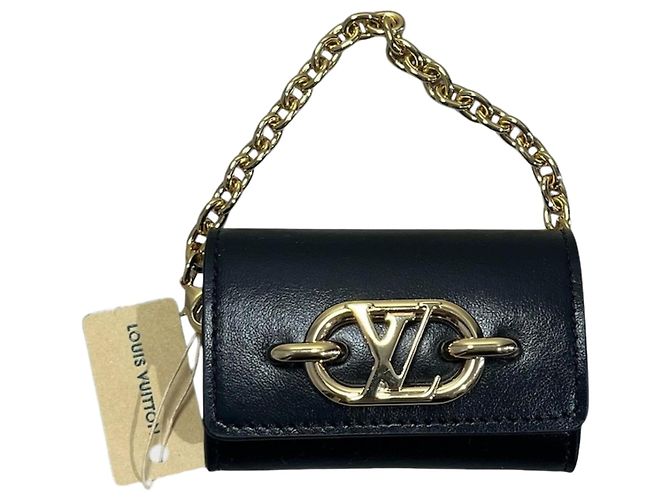 Pingente de bolsa Louis Vuitton preto