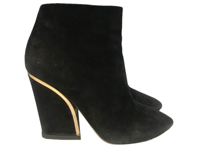 Boots Chloé noires T.37