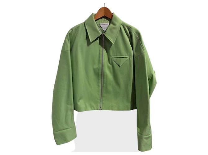 Bottega Veneta Jacke grün T.38