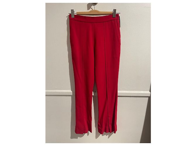 Pantalones Marni rojos T.34 Roja