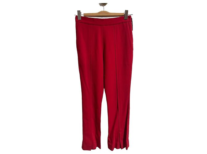 Calças Marni vermelhas T.34 Vermelho