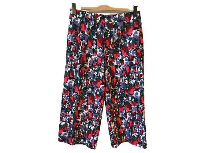 Pantaloni Marni stampati T.38 Multicolore