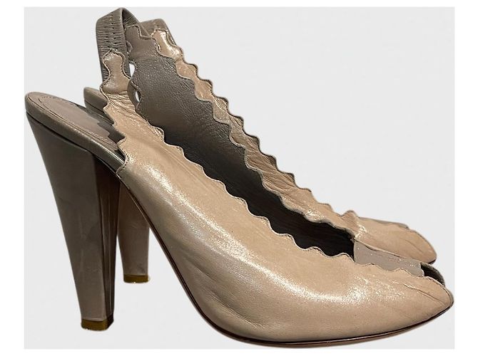 Escarpins Chloé beiges T.36,5