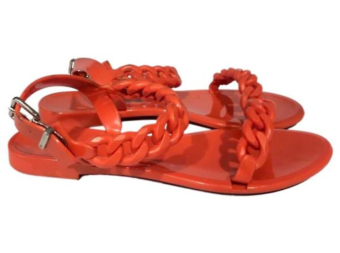 Sandalias Givenchy Jelly T.37 Roja