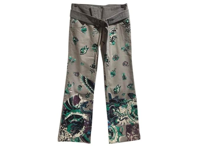 Jeans Roberto Cavalli T.40 Gris