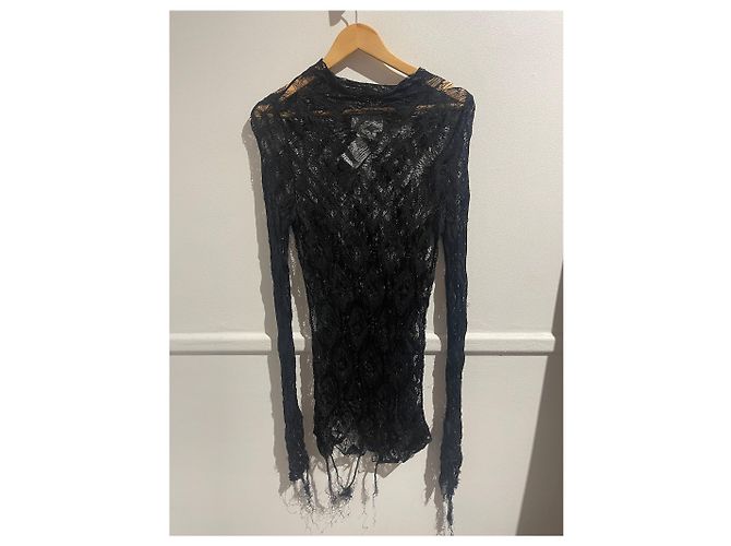 Maison Martin Margiela Top Maison Margiela negro T.XS