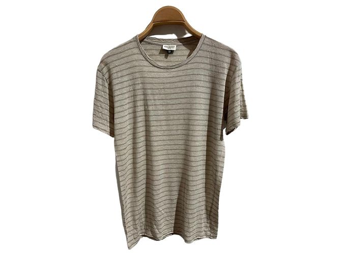 Autre Marque T-shirt Saint Laurent bege T.S