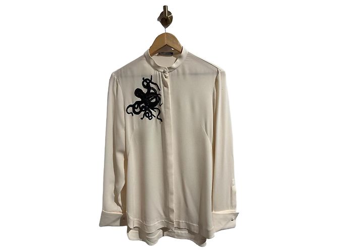 Bluse Alexander McQueen écru T.L