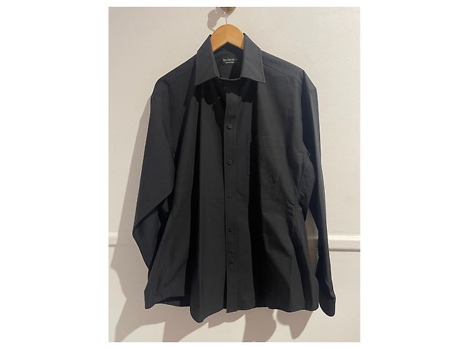 Camicia Balenciaga nera T.38 Nero