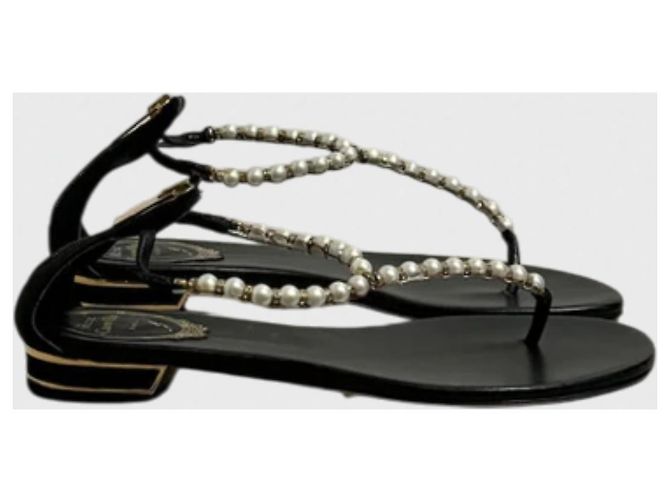 Sandali Rene Caovilla T.36,5 Nero