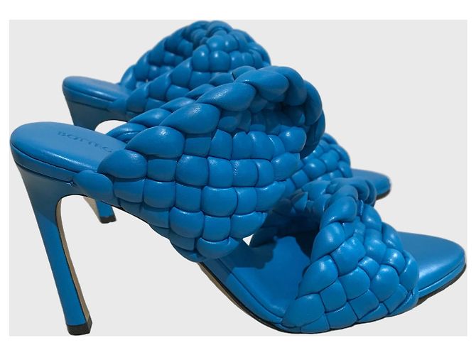 Mules Bottega Veneta Curve T.39 Blu