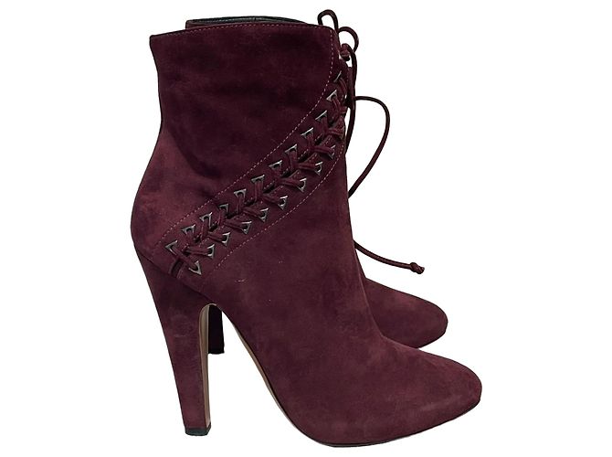 Alaïa Boots Alaia bordeaux T.38,5