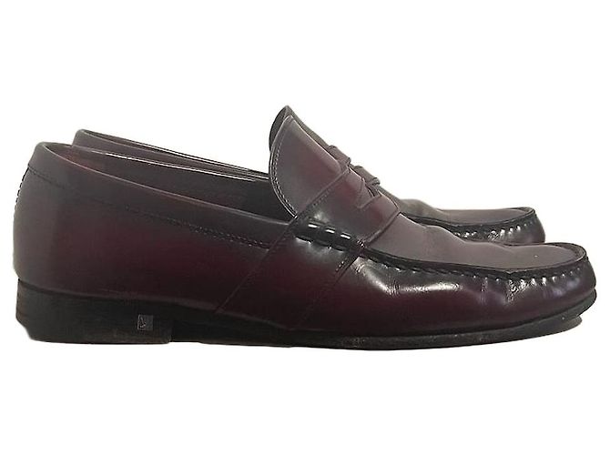 Mocasines Louis Vuitton rojo T.41 Roja