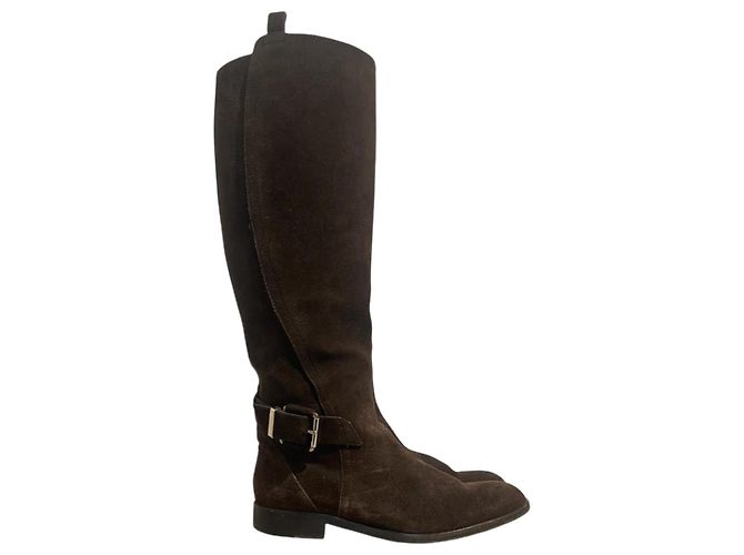 Botas Dior marrones T.36,5 Castaño