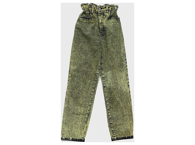 Jeans Miu Miu gialli T.24 Giallo