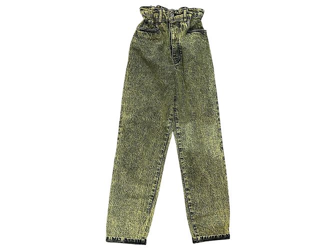 Jeans Miu Miu amarelo T.24