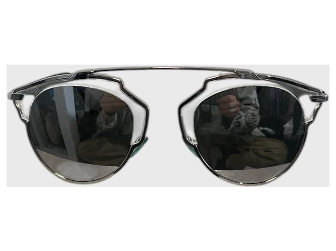 Autre Marque Dior So Real Sonnenbrille Metallisch