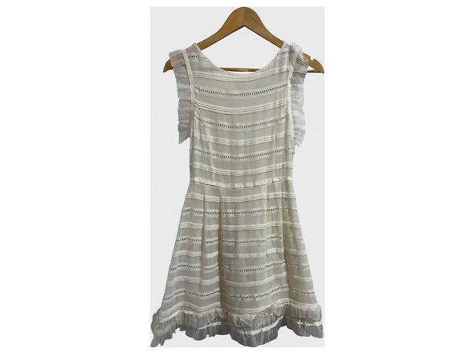 Vestido Red Valentino blanco T.M