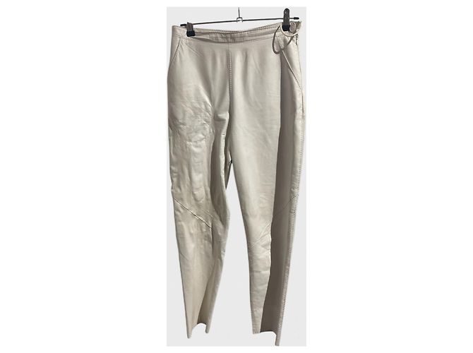 Pantalones Hermès blancos T.38