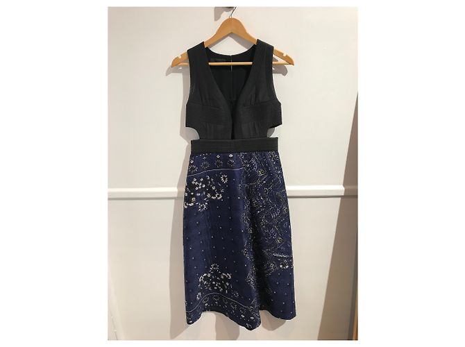 Vestido Burberry azul T.36