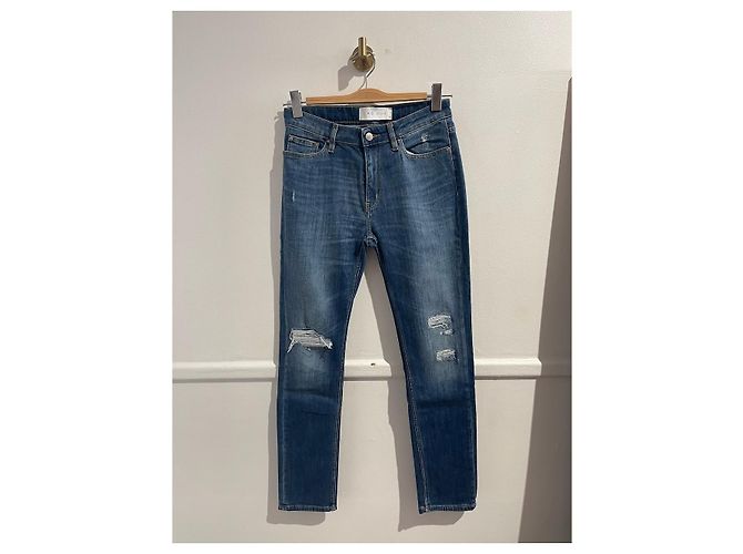 Iro Slim Fit Jeans Blau Baumwolle Größe 24