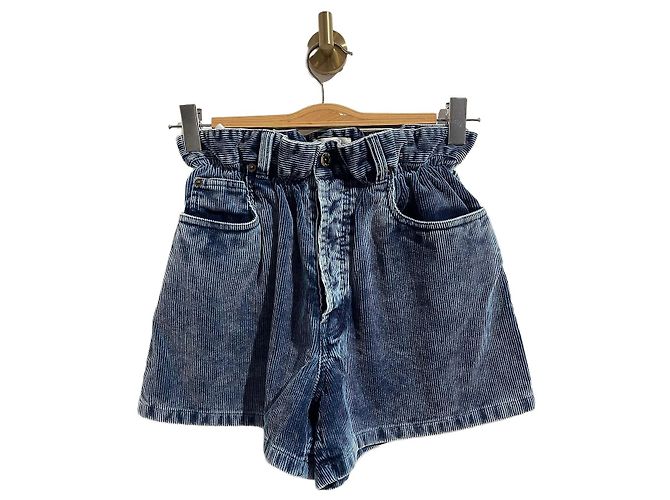 Shorts Miu Miu azul T.36