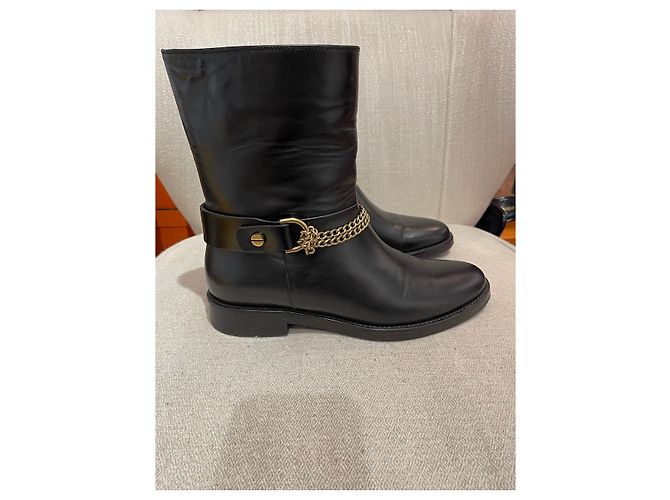 Botas Lanvin pretas T.39 Preto