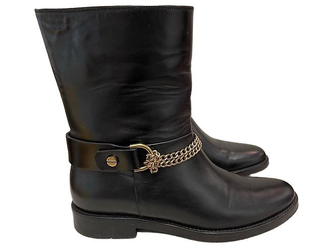Boots Lanvin noires T.39