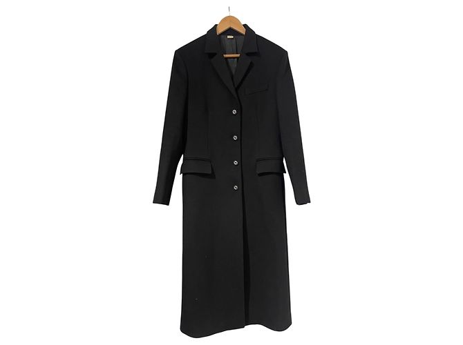 Gucci Mantel schwarz T.40