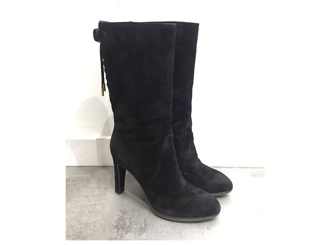 Botas Sergio Rossi negras T.37 Negro
