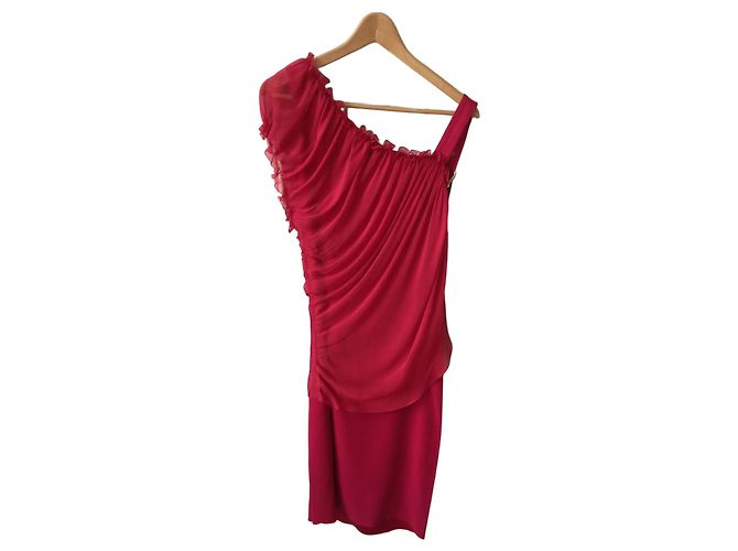 Alberta Ferretti Kleid rot T.36
