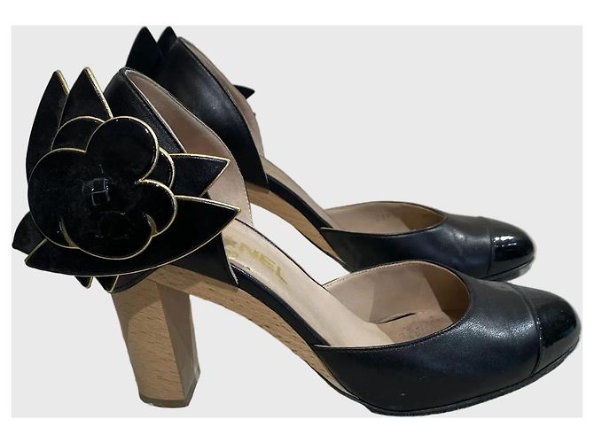 Chanel Pumps schwarz T.37,5
