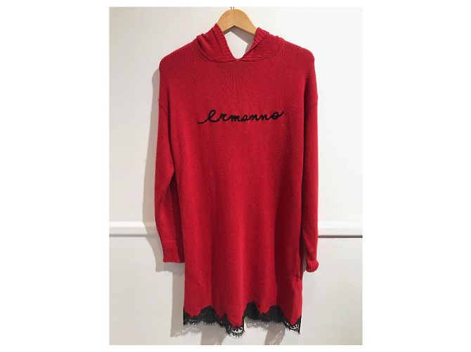 Ermanno Scervino Pullover rot T.38