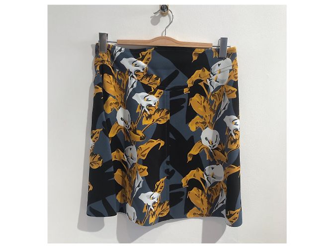Falda Carven estampada T.42 Multicolor