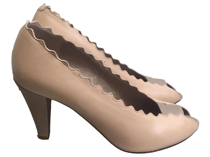 Zapatos de tacón Chloé beige T.38