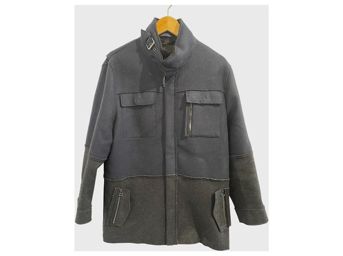 Cappotto Lanvin blu navy T.52