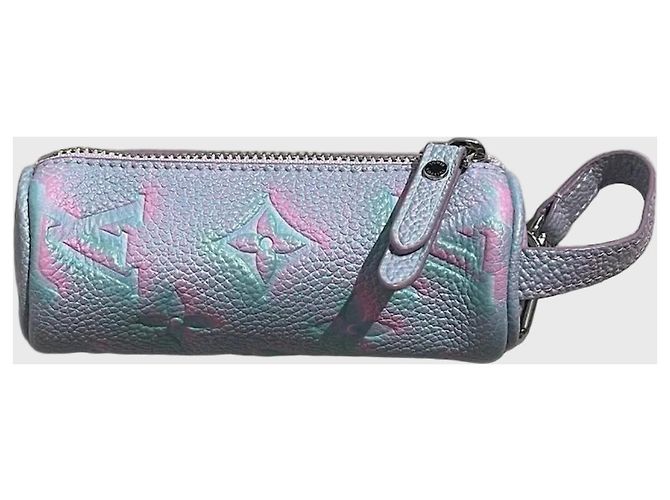 Pochette Louis Vuitton Micro Papillon Blau