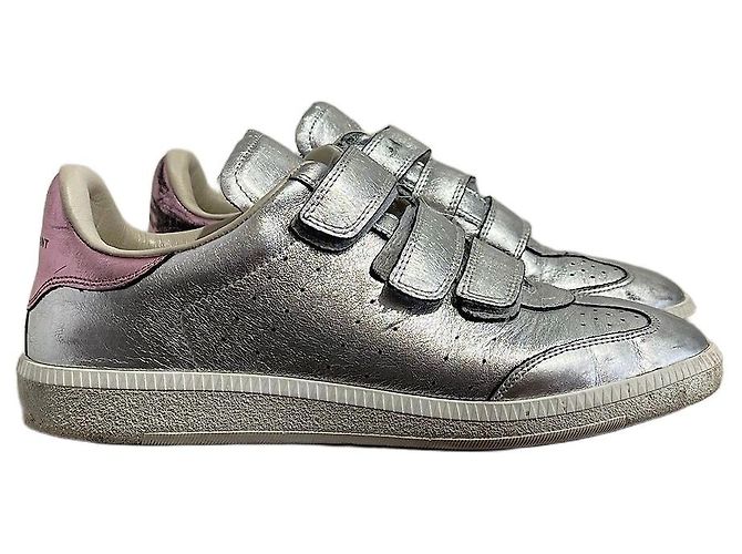 Sapatilhas Isabel Marant prateadas T.37 Prata