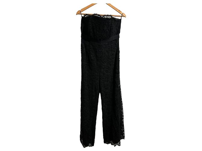 Emilio Pucci Combinaison dentelle noire T.38 Black