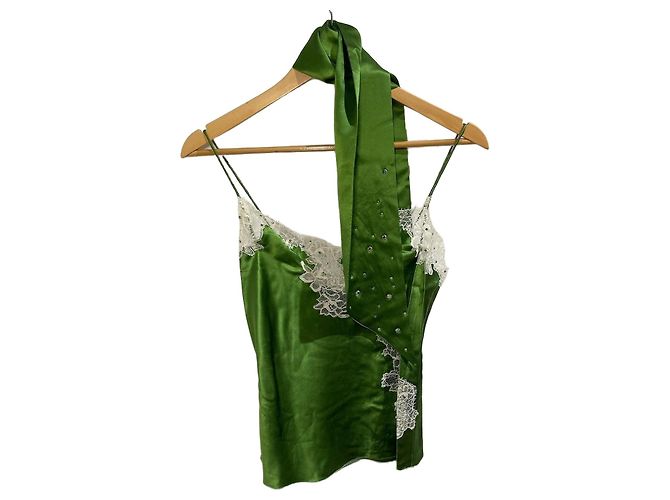 Autre Marque Top Only for Sarah vert T.S Green
