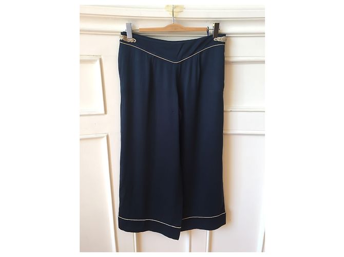 Pantaloni Louis Vuitton blu T.40
