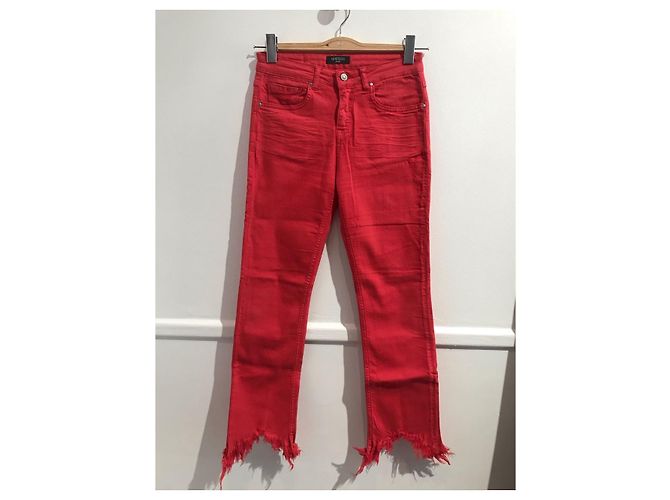 Autre Marque Jeans Heartless rosso