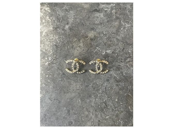 Orecchini Chanel dorati D'oro