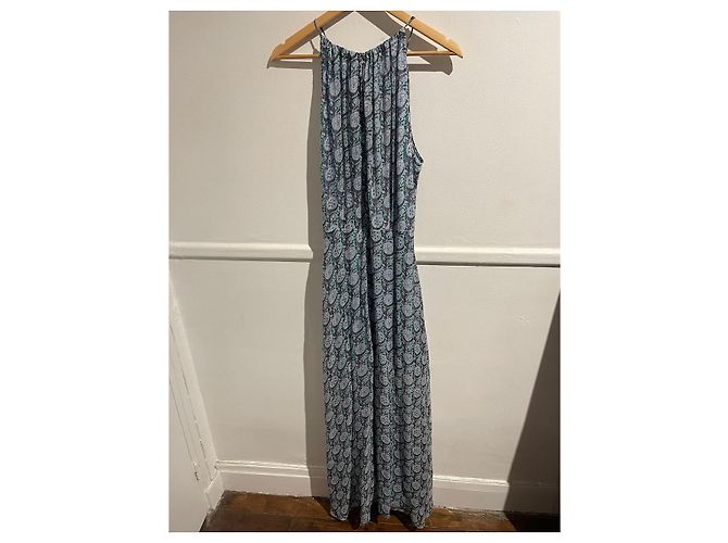 Antik Batik Kleid blau T.M
