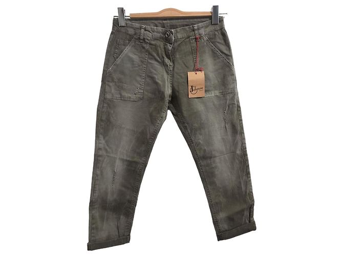 Autre Marque Jeans Johanna Kaki T.L Caqui