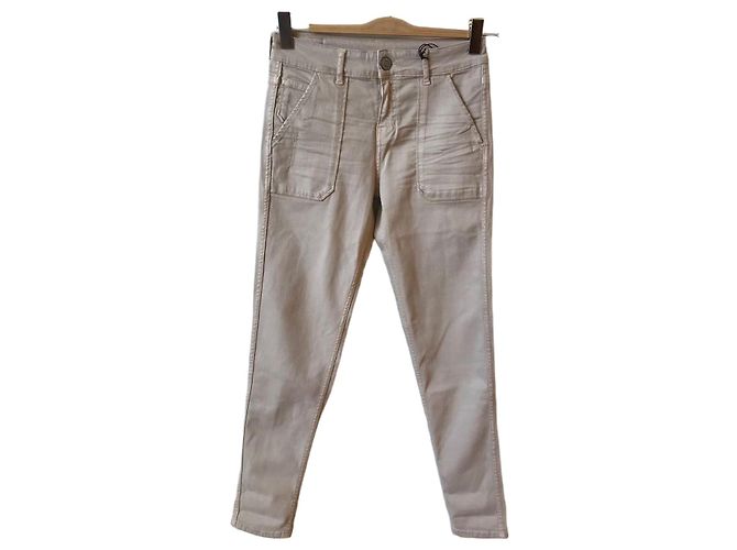 Autre Marque Vaqueros Heartless beige T.26