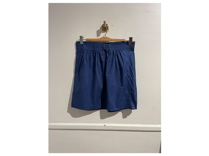 Falda Les Prairies de Paris Azul T.2